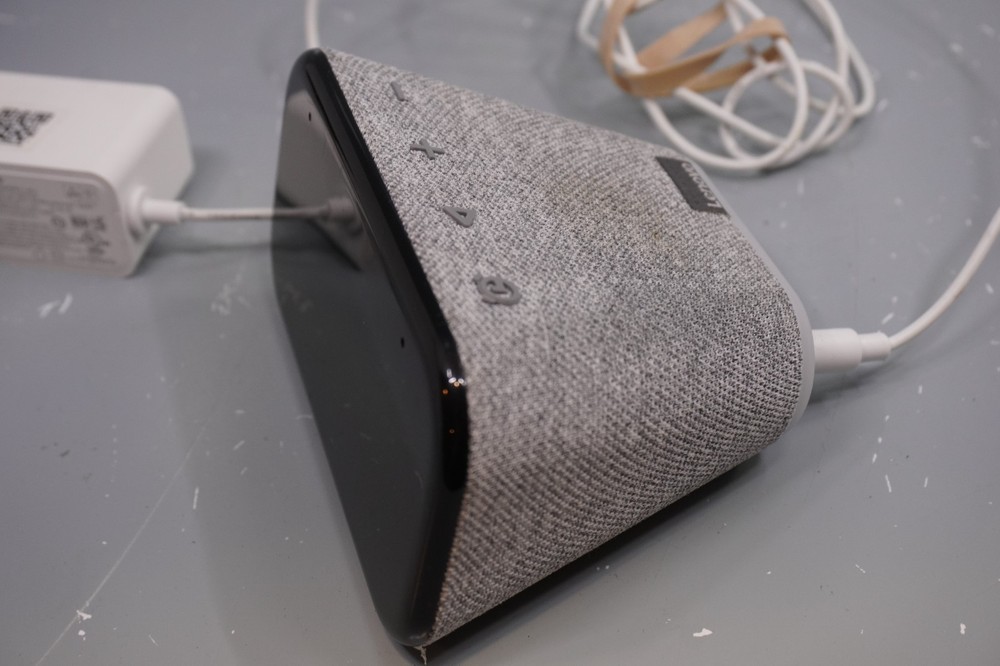 Lenovo Google Smart Clock Essential CD-4N341Y Gray - TESTED WORKING!