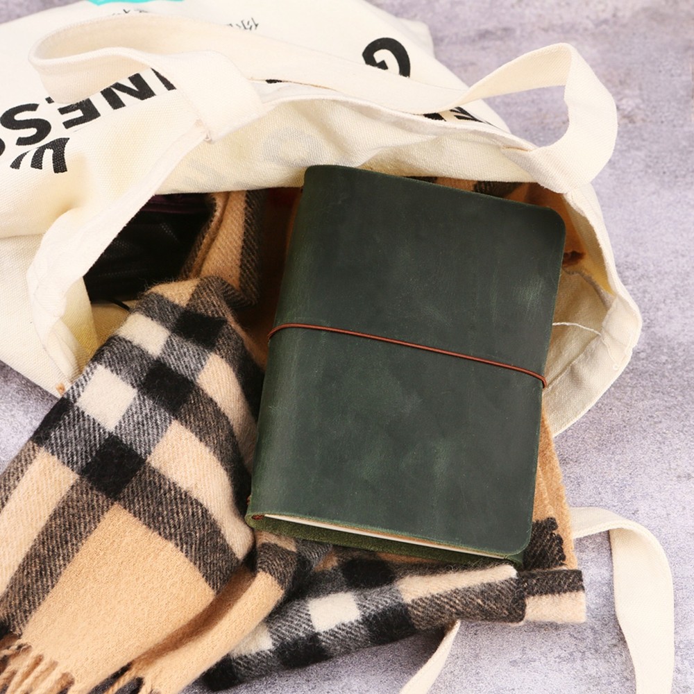 Personalized Leather Journal Cover A5 A6, Refillable Traveler’s Notebook