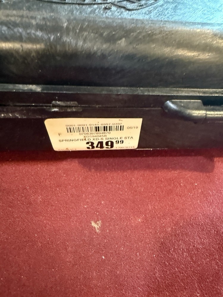 Springfield Armory XD-S Factory Hard Case w/ Foam Interior