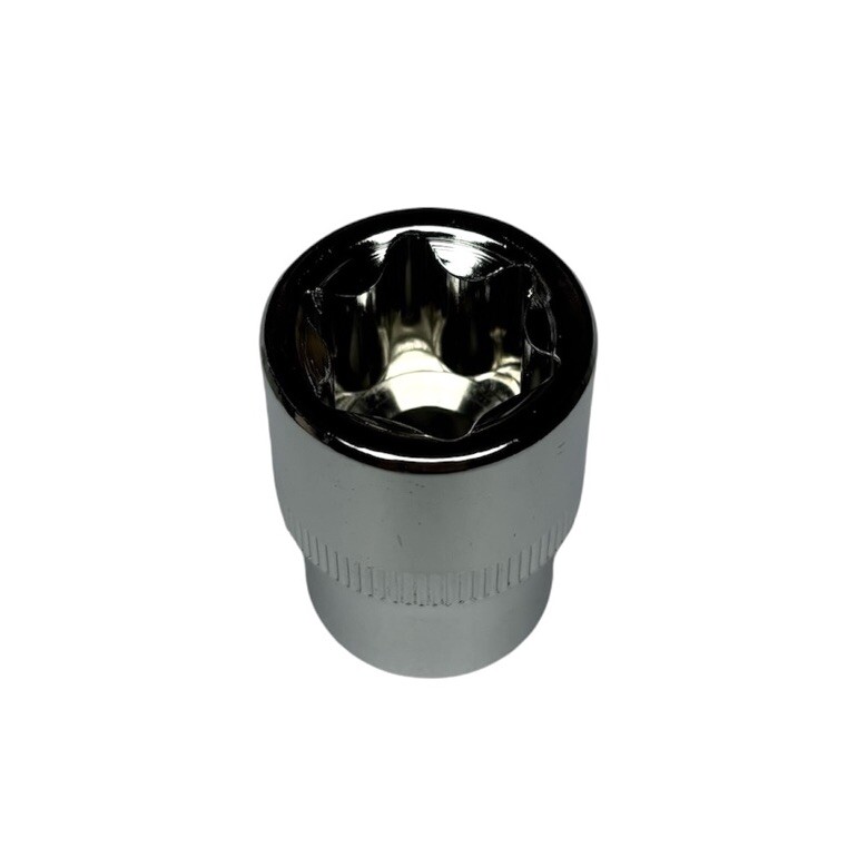 E24 Torx 1/2” Drive External Chrome Type E Socket 6 Point For Ratchet Wrench