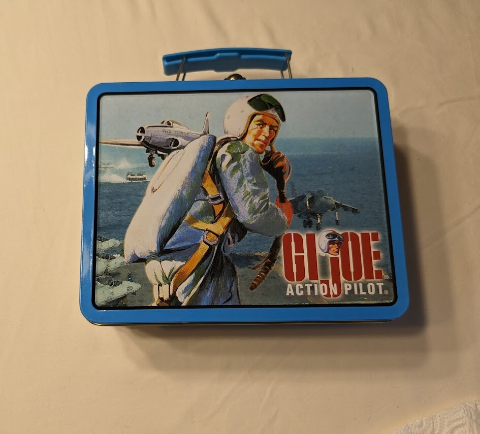 GI Joe Action Pilot Mini Lunch Box, circa 2000.