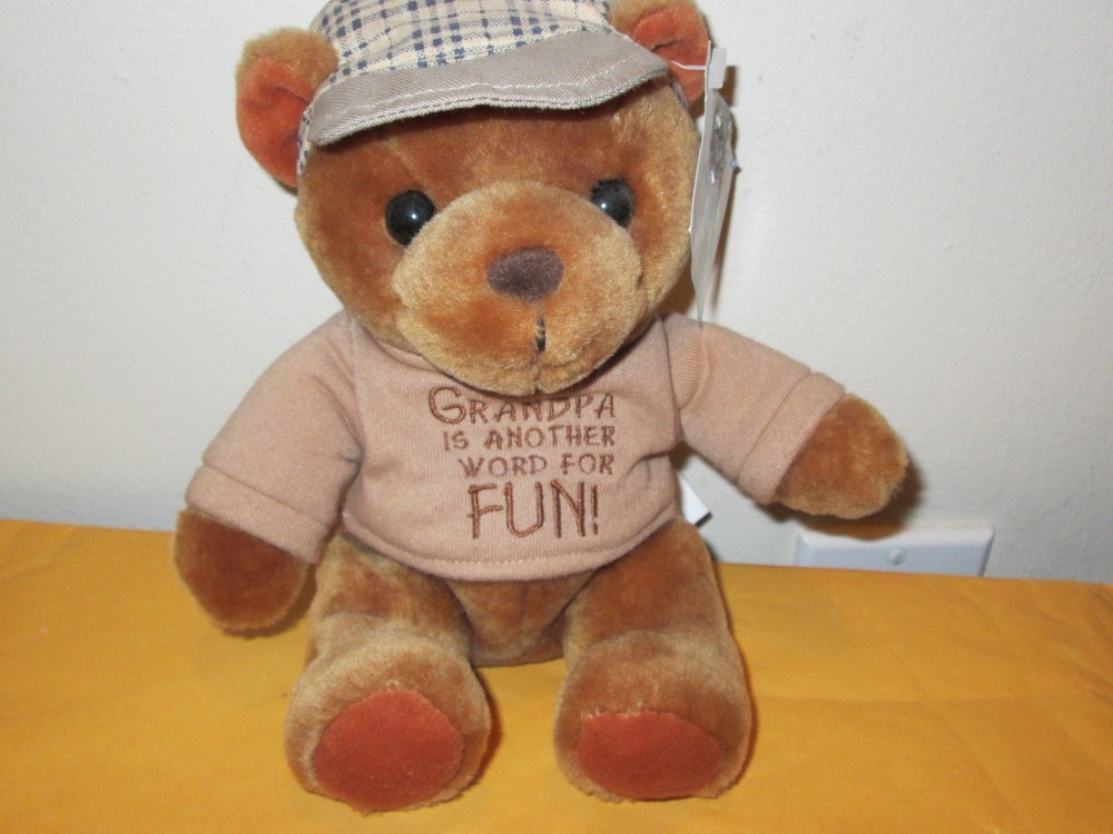 Grandpa Is Another Word For Fun Stuffed Bear New