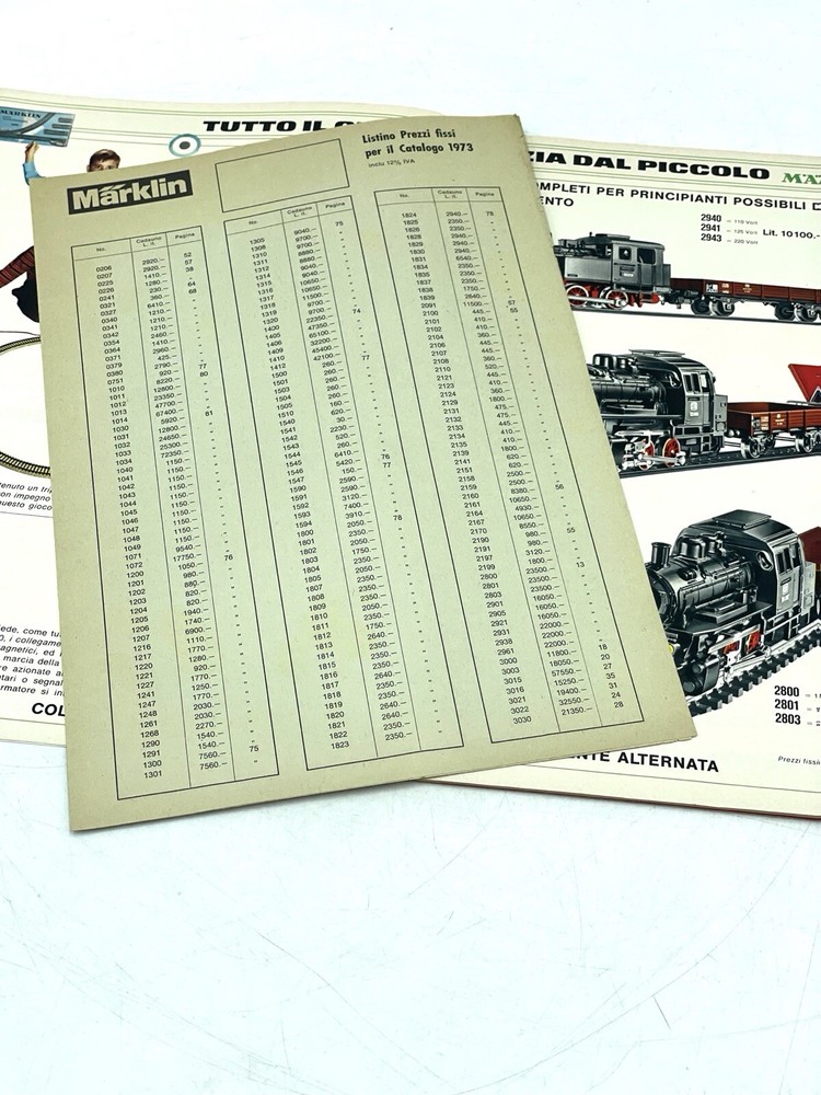 Model Railroad - Marklin Catalog - 1970 Super Complete # 7