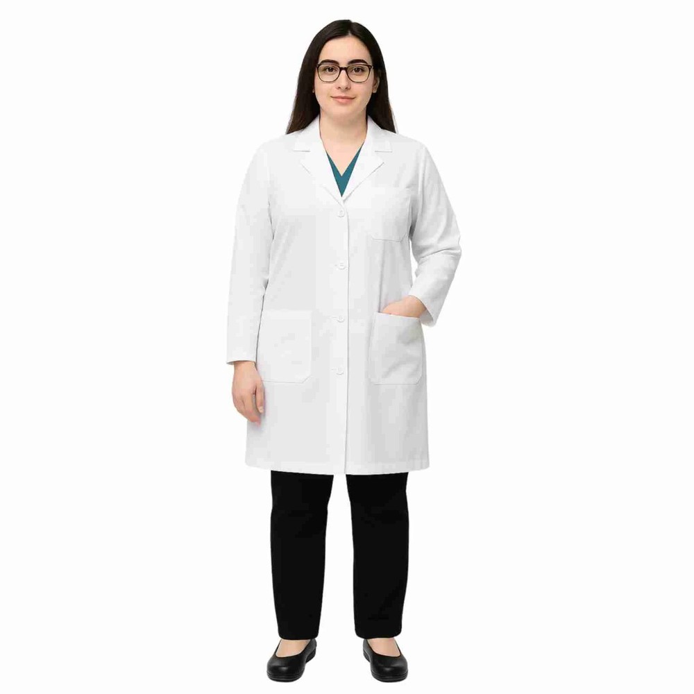 Budget-Friendly Unisex Lab Coat - Durable Minimate Polyester | Just Needles