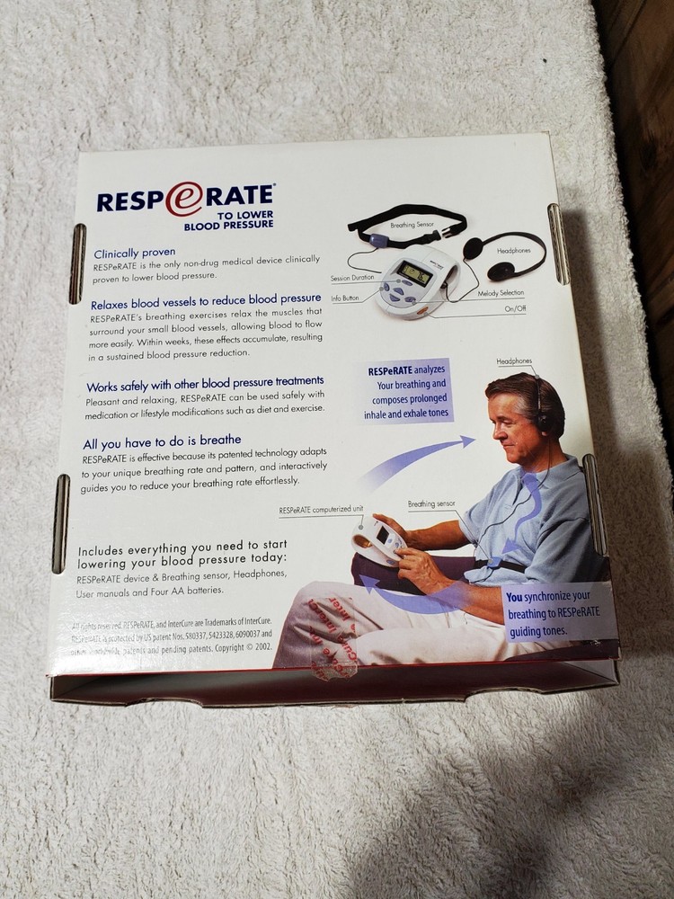 RESPeRATE - Blood Pressure Lowering Device - Intercure - RS-108