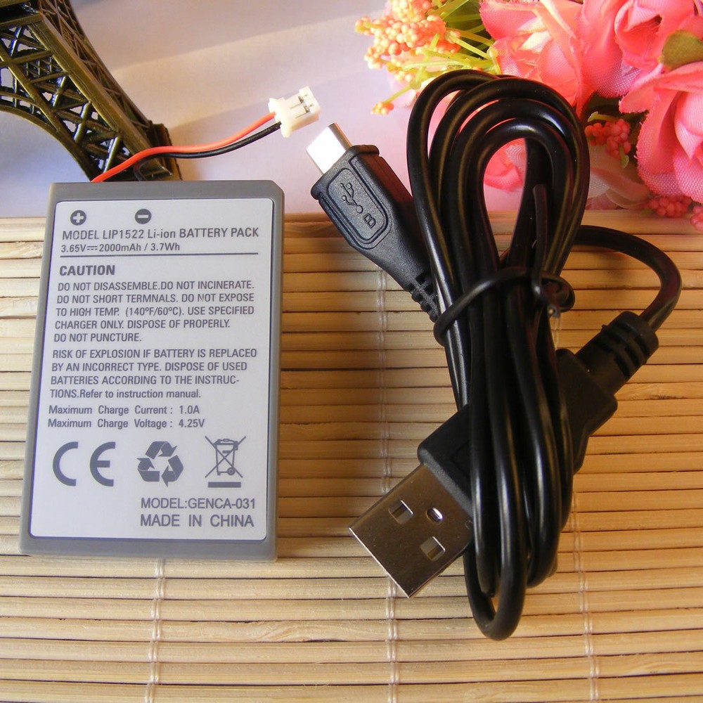 2000mAh Rechargeable Replacement Battery Pack for PlayStation 4 PS4 Controller