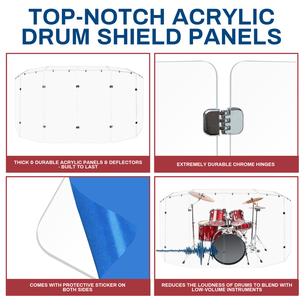 Drum Shields / Drum Screen / Drum shield DS5D
