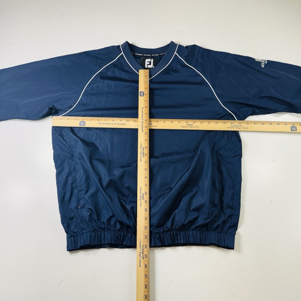 Footjoy Windbreaker Short Sleeve Golf Pullover Navy Blue Men’s Size Large