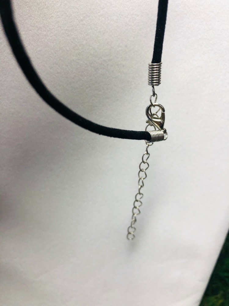 NATURAL AGATE HEART SHAPED NECKLACE 18"-22"