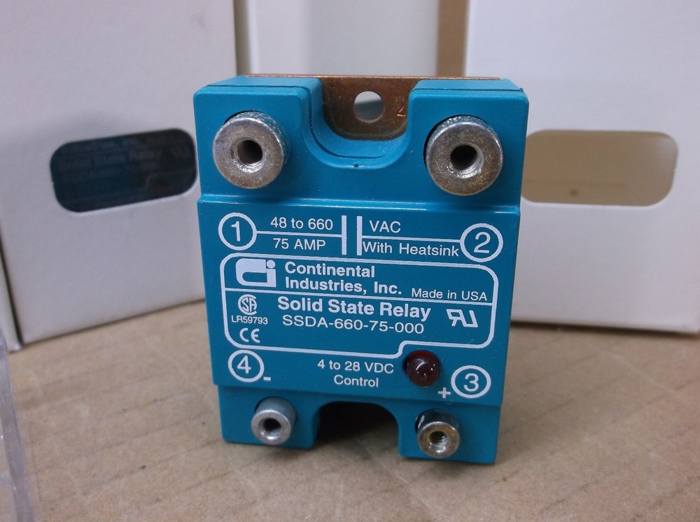 SSDA-660-75-000 Continental NEW In Box 75A SSR Solid State Relay SSDA66075000
