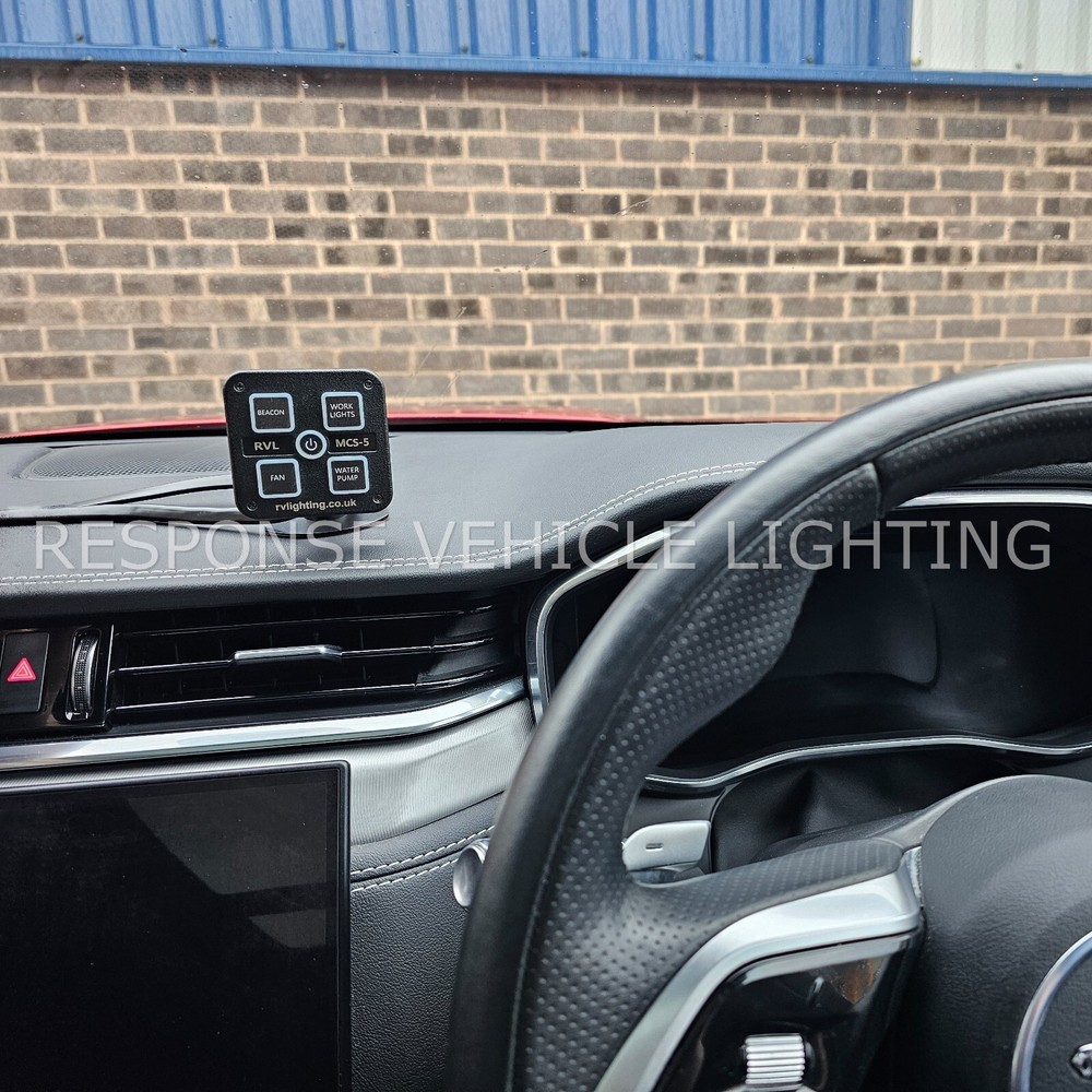 4 Switch Control Panel, Amber LED Light Bars Work Strobe Bracket Mount 12v 24v