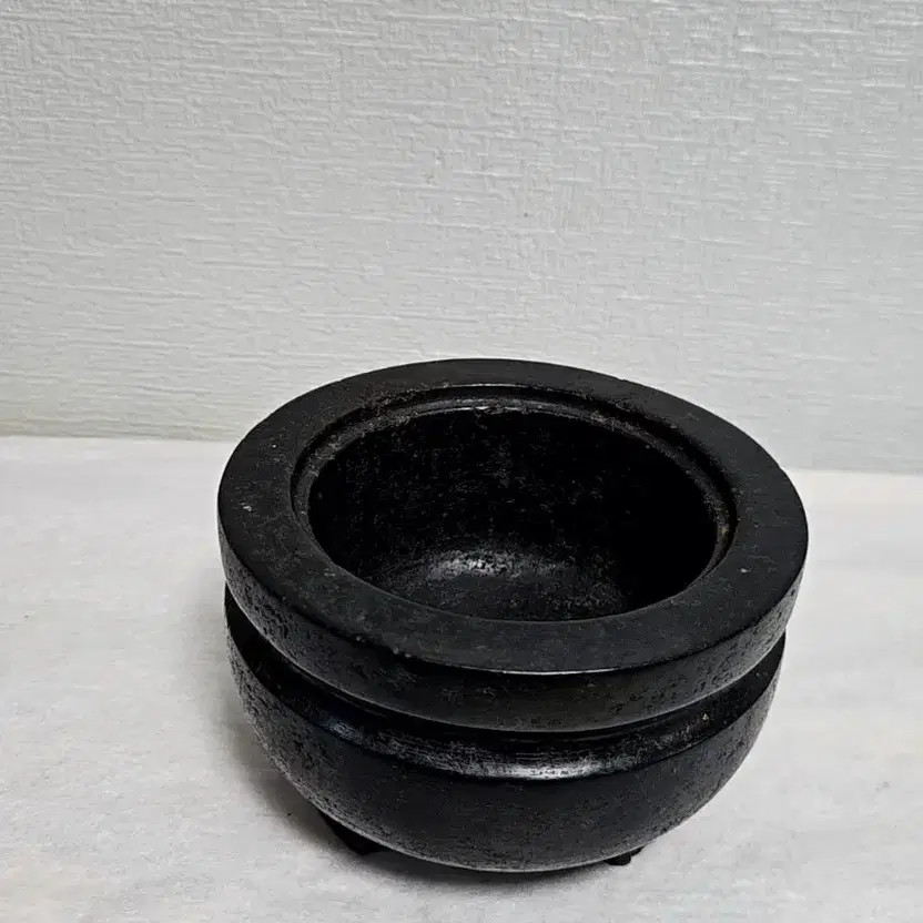 Vintage Soapstone Incense Burner with Tripod