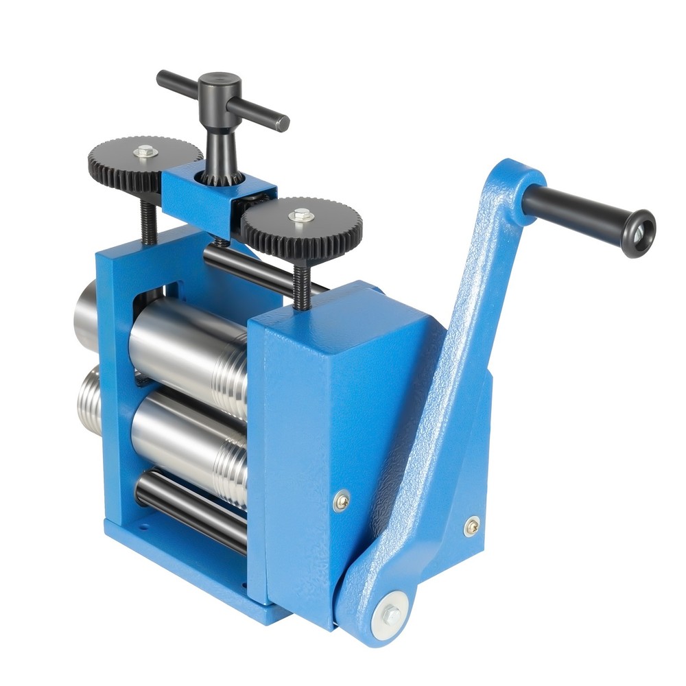 Jewelry Rolling Machine Manual Roller Combination Metal Tools Rolling Mill 6.5mm