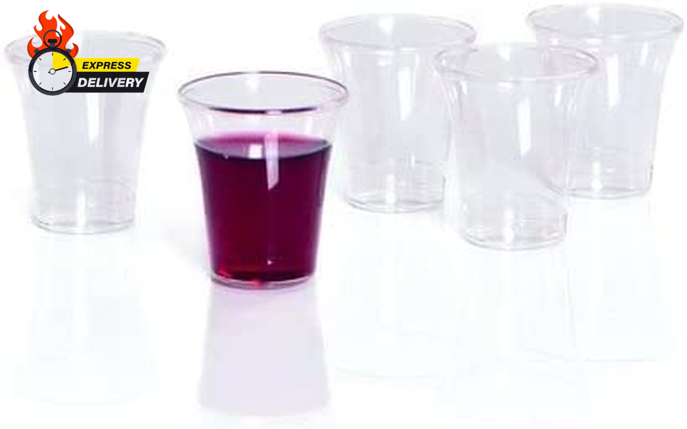 Plastic, Disposable, Recyclable Communion Cups, 1000 Count