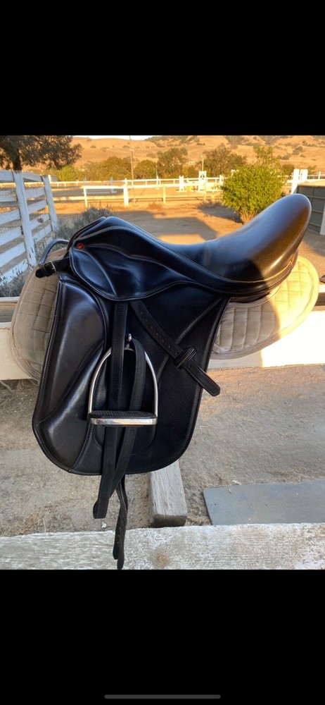 Reactor panel dressage saddle-Size 18 with adjustable points. Good condition! 