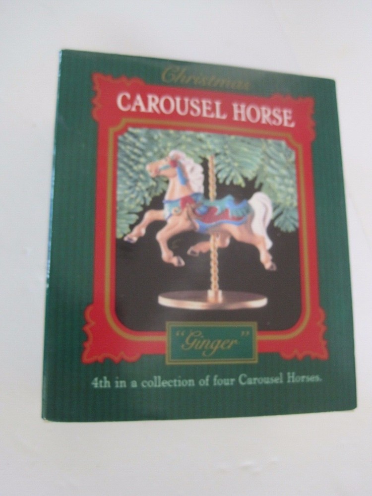 Hallmark Keepsake Ornament Carousel Horse Ginger