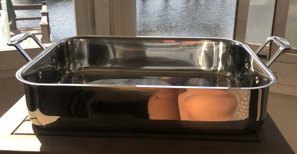 Cuisinart Roasting Pan with Rack, 16”, Chef’s Classic, Stainless
