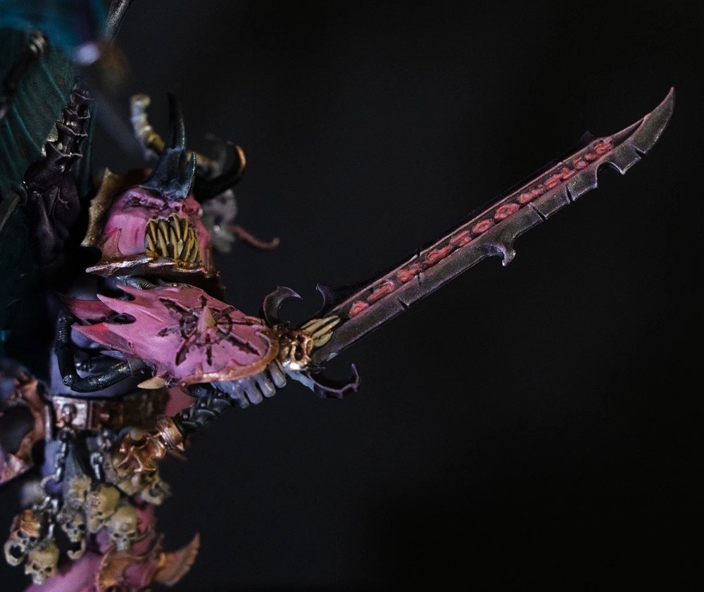 Warhammer 40k Daemon Prince Emperor’s Children (Winged) Commission