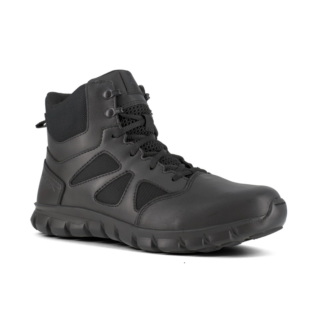 Reebok Work Sublite Cushion Tactical 6" Boot Men's Boot 13 Wide Black