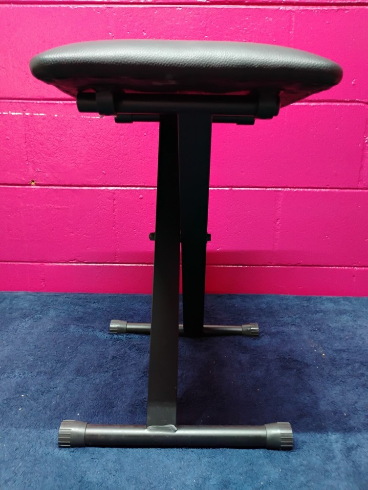 Casio ARBENCH X-Style Adjustable Padded Folding Keyboard Bench-Black