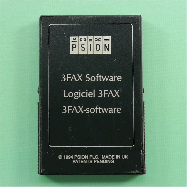 Vintage PSION Series 3 FAX Software Program Cartridge ++FREE SHIP!