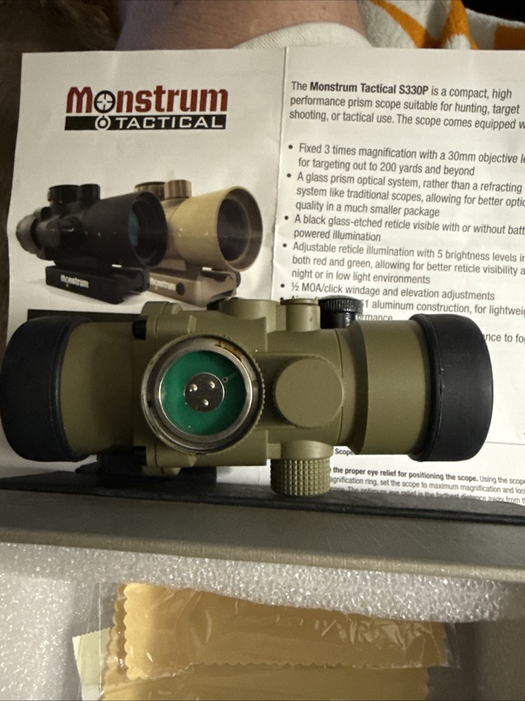 S330 3X Prism Scope | FDE