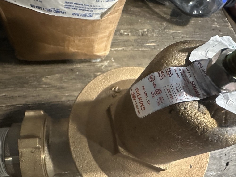 Zurn Wilkins 500XL 2in. 300 psi Cast Bronze FNPT Pressure Reducing Valve