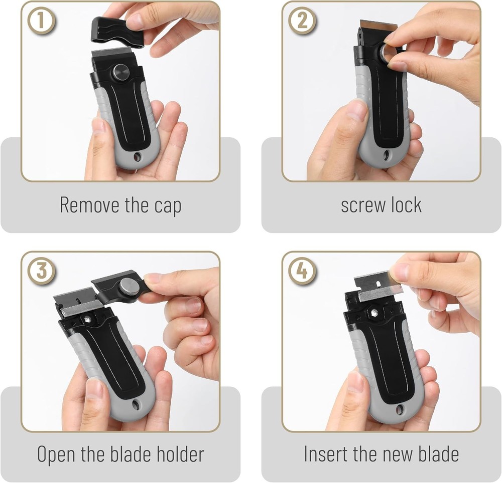 Razor Scraper Tool with Extra Blades
