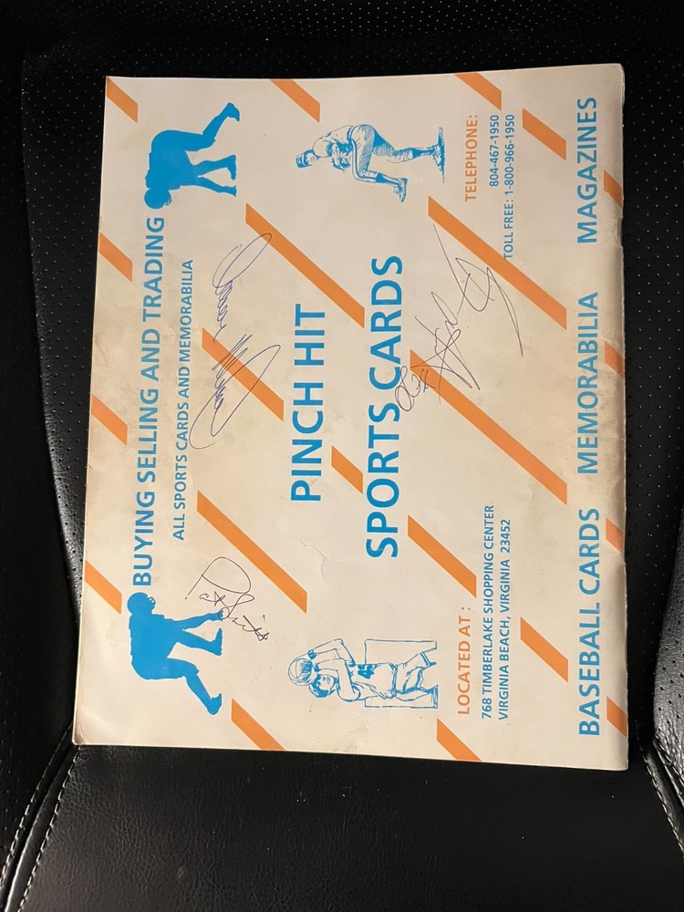 1990-91 Hampton Roads Admirals Program w/Autographs