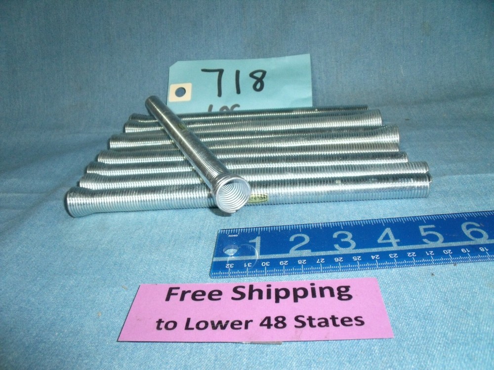 10 Pcs. 1/2 ID x 10" Long Flaring Tool Small Pipe Spring Bending Kit FREE SHIP