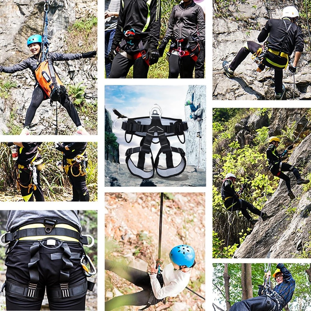 Tree Climbing Gear, Tree Climbing Spikes, Tree Climbing Gear with Adjustable Cli