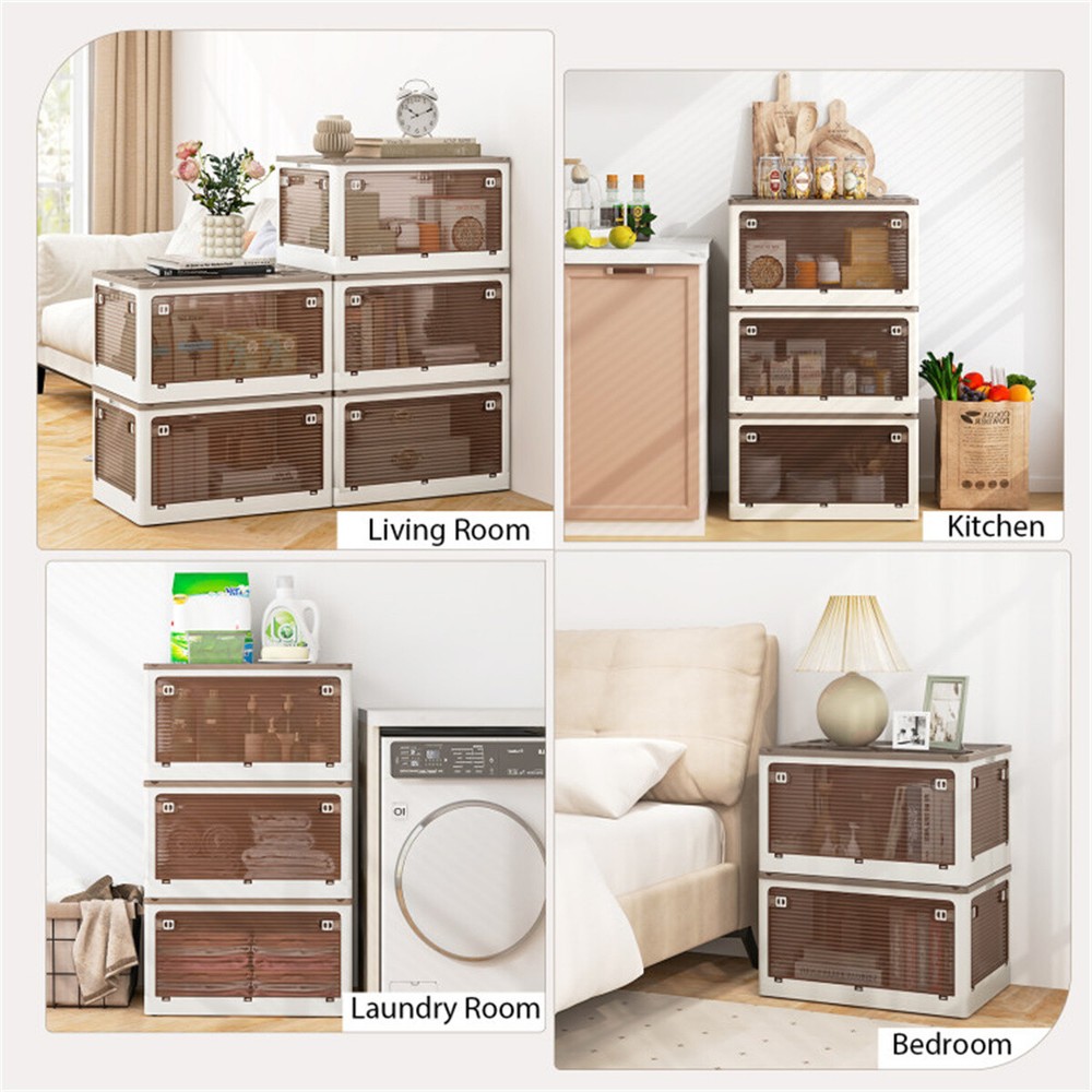 3-Pack Stackable Storage Bins 23.5 " X 16.5 " X 13.5 "