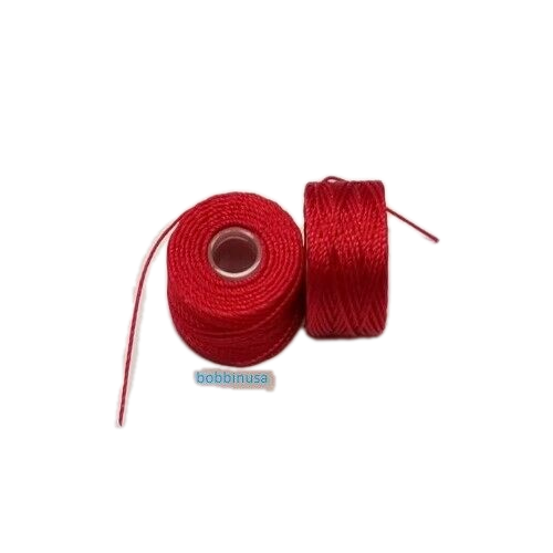A&E Anefil Nylon Prewound Small Bobbins Red T-135