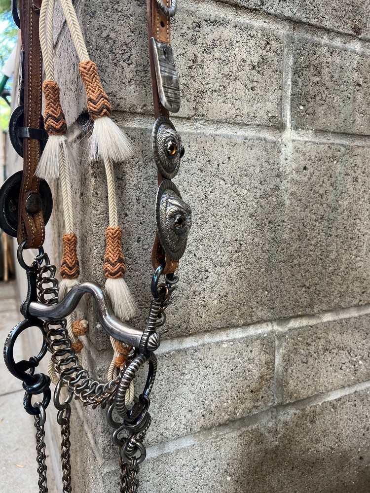 Sterling silver Owl bridle