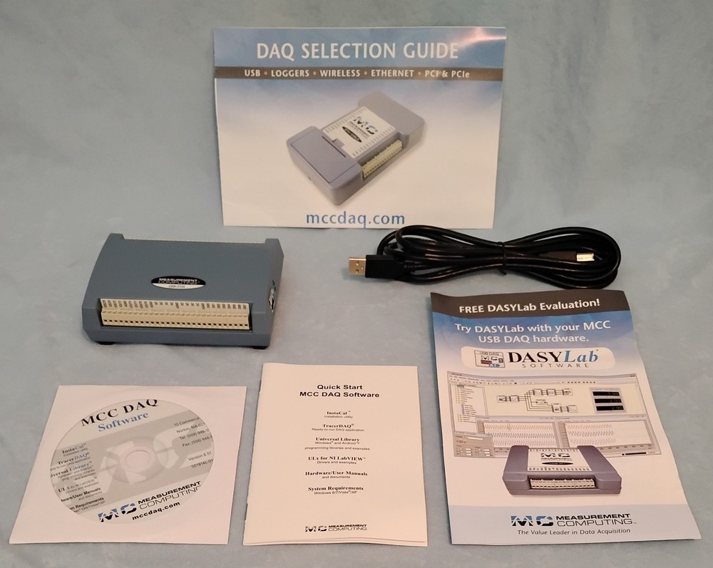 USB-3104 DAQ MCC - 8CH Voltage/Current Analog Output, 8 DI/O, 1 Counter Input
