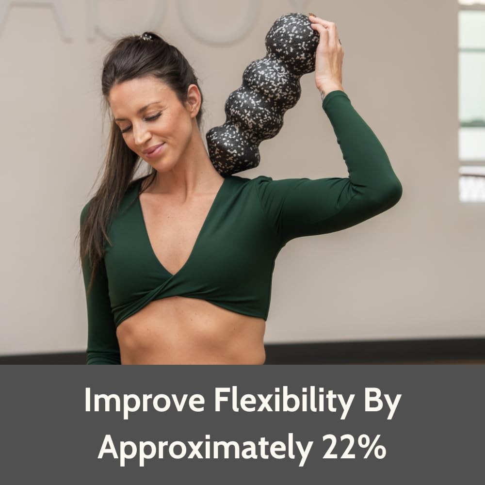 POINT - The Better Foam Roller for Physical Therapy. Deep Tissue Massage Roll...