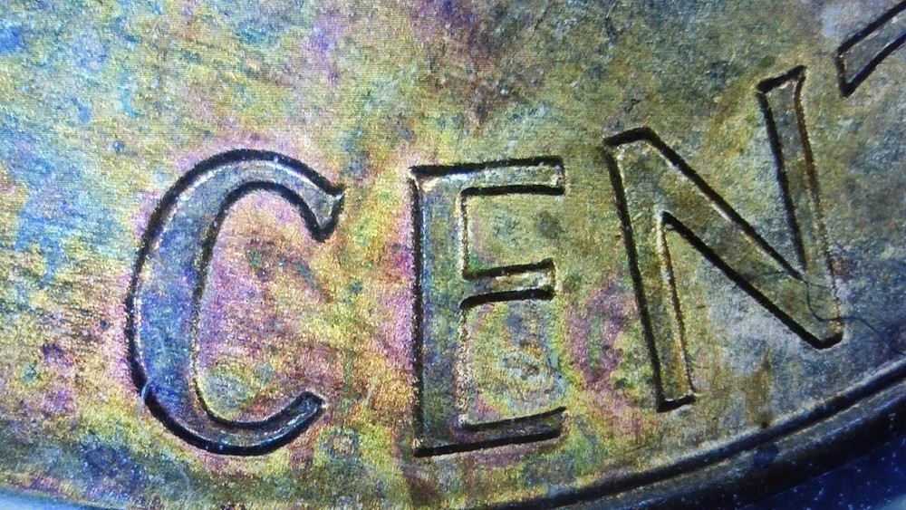 1987 D One cent penny Errors 🔥Slight Toning🔥 BU.