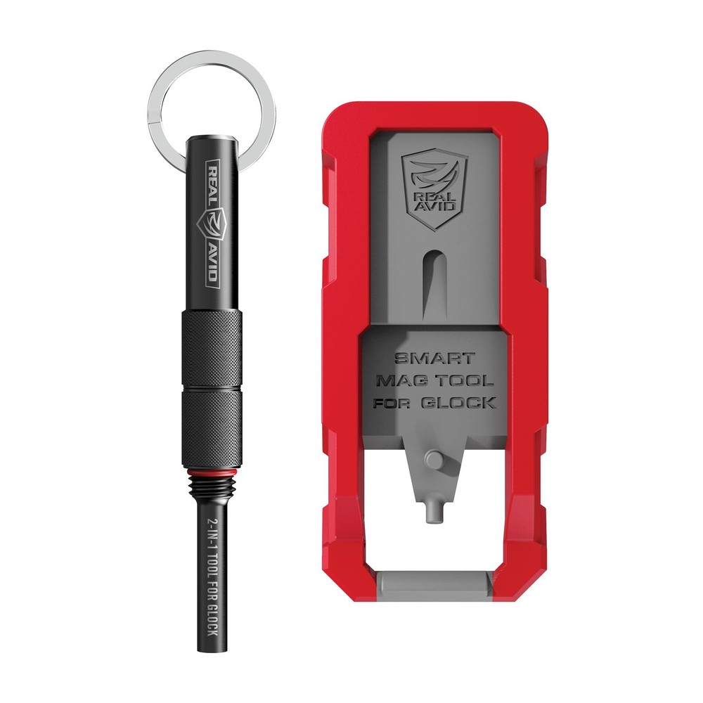 Real Avid Glock Armorer Tool Kit – 2 in 1 Multitool with Sight black, red