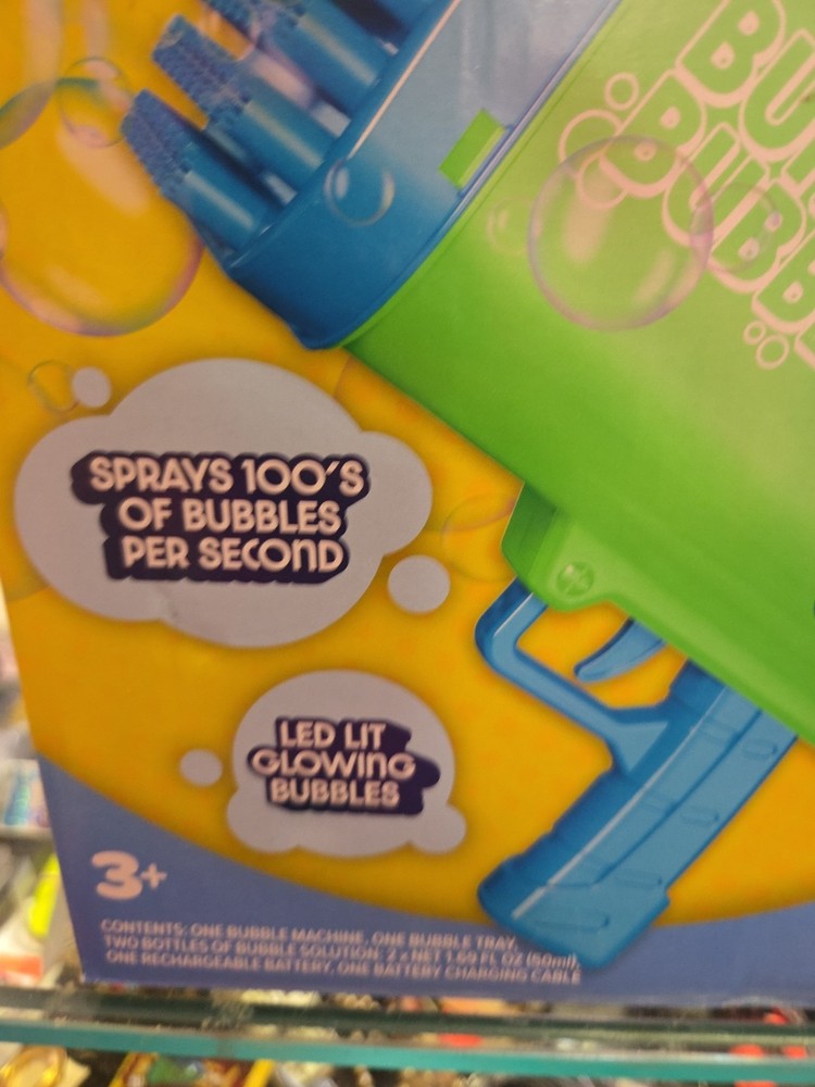 Bunch Bubbles Rechargeable LED GlowingSprays 100’s Bubbles Per Second FAST SHIP
