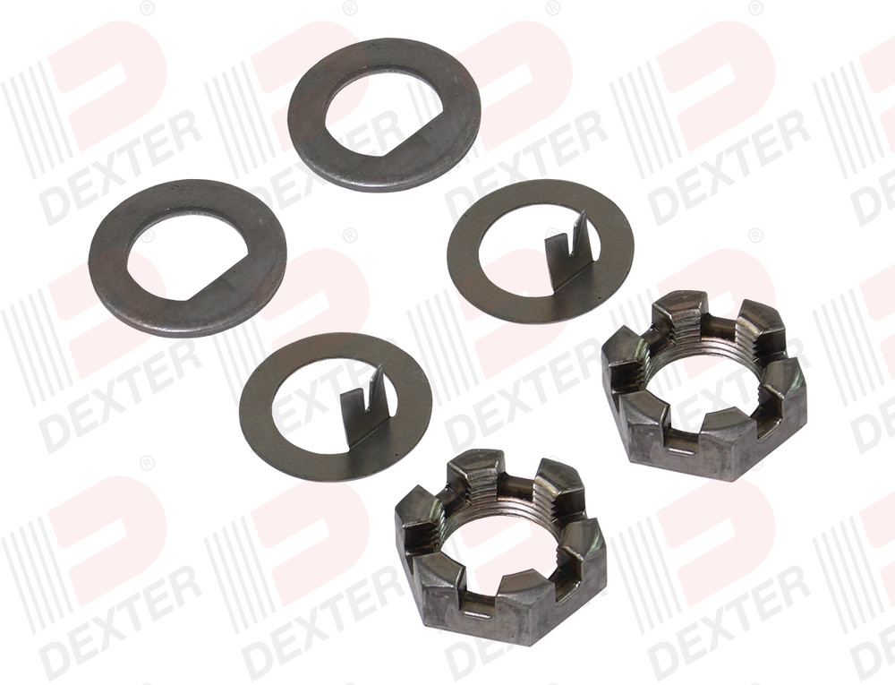 Dexter Trailer Axle Spindle Nut and Washer Kit - Pair (K71-335-00)