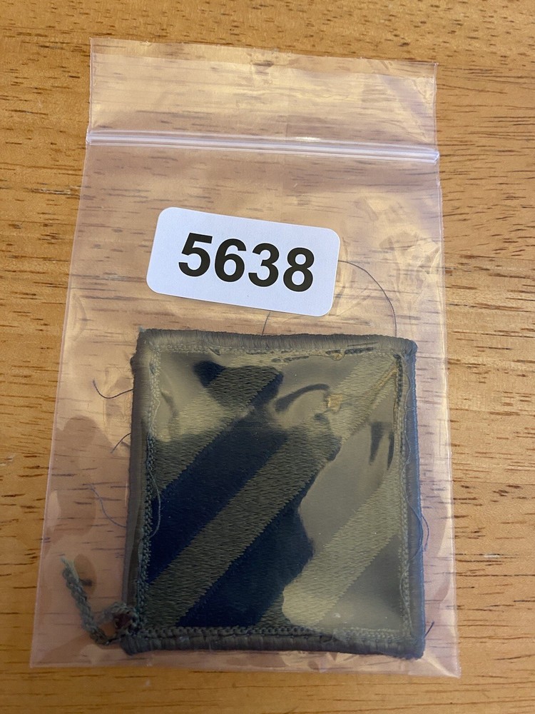 US Army 3rd Infantry Division Patch Subdued INV5638