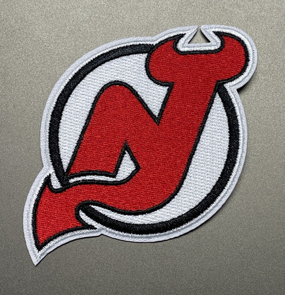 New Jersey Devils Hockey Patch Embroidered Iron 3.75x3 Inch