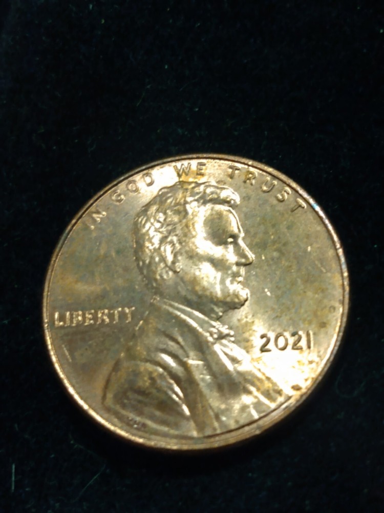 2021 P Lincoln Cent DIE CRACK OBVERSE/"SPIKE HEAD"