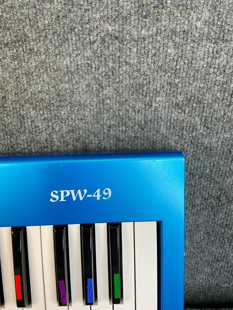 Suzuki SPW-49 USB MIDI Keyboard Controller 49 Key Blue Tested