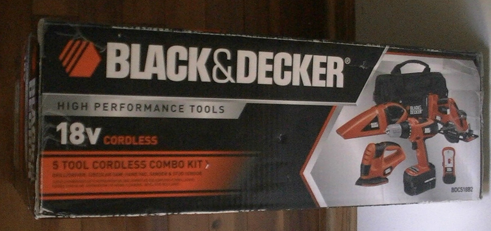 Black&Decker 18 Volt 5 Tool Combo Set
