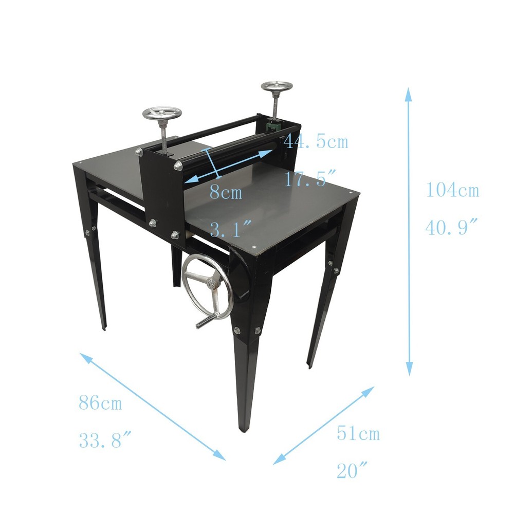 Heavy Duty Single Axis Ceramic Clay Plate Machine Slab Roller for Clay Making