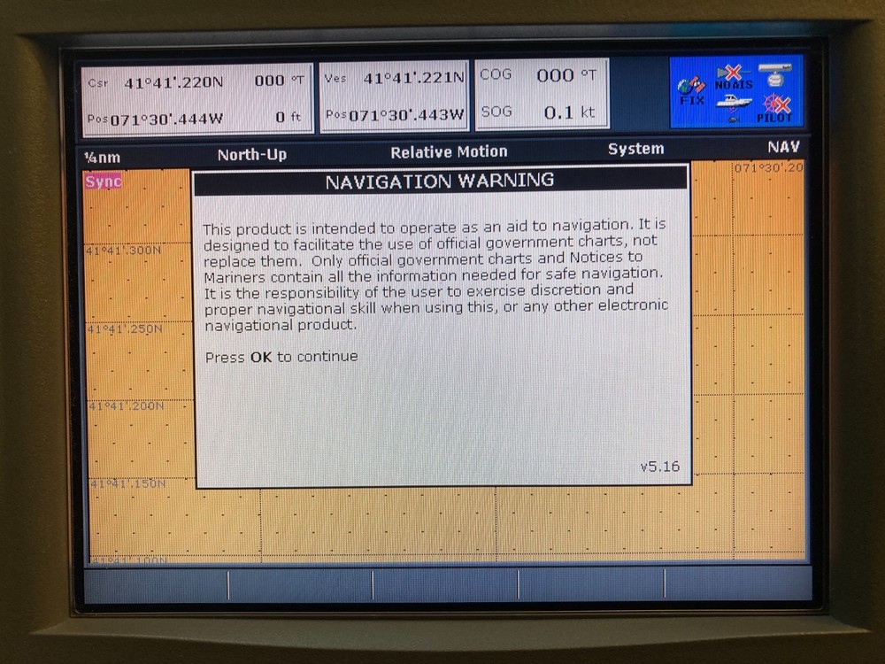 Raymarine C70 multifunction display