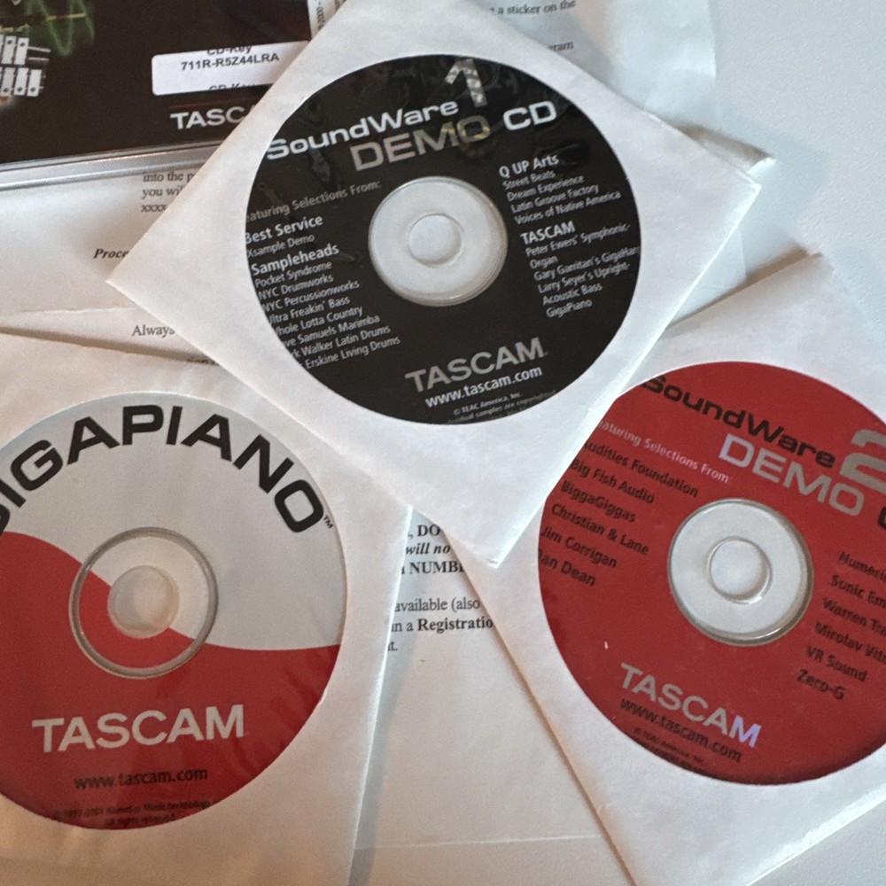 Tascam Giga Studio 96 Sampling Workstation - With Box & Cd-key, All Extras Rare