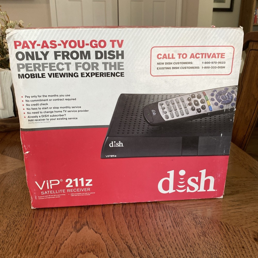 DISH NETWORK VIP 211Z HDTV SATELLITE RECEIVER