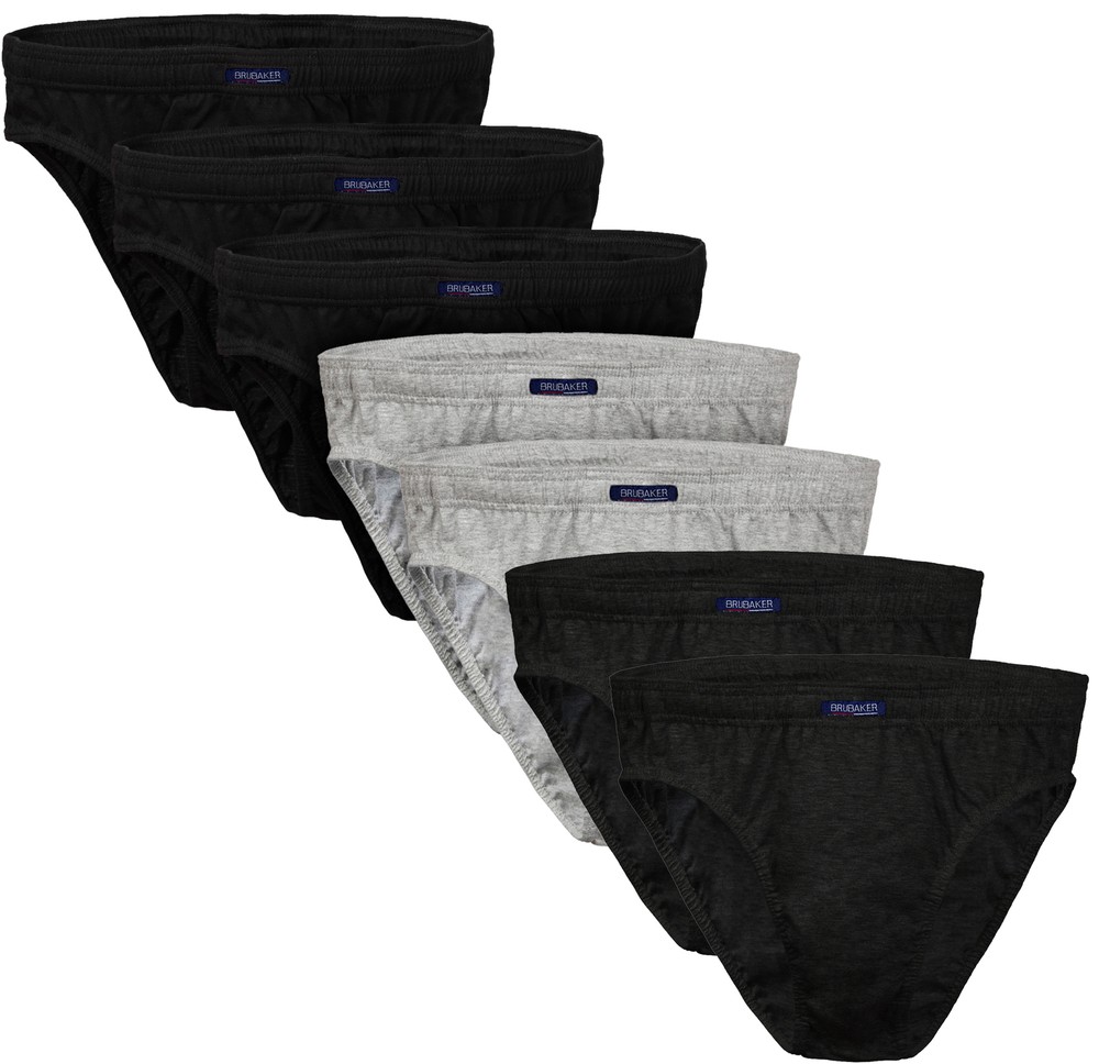 BRUBAKER Men's Basic Sport Brief 7-Pack